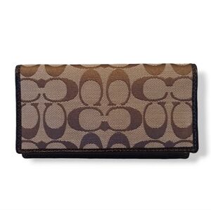Coach cheque book wallet